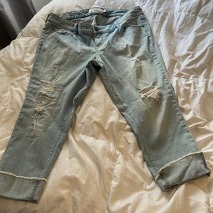 Torrid Cropped Boyfriend Jean